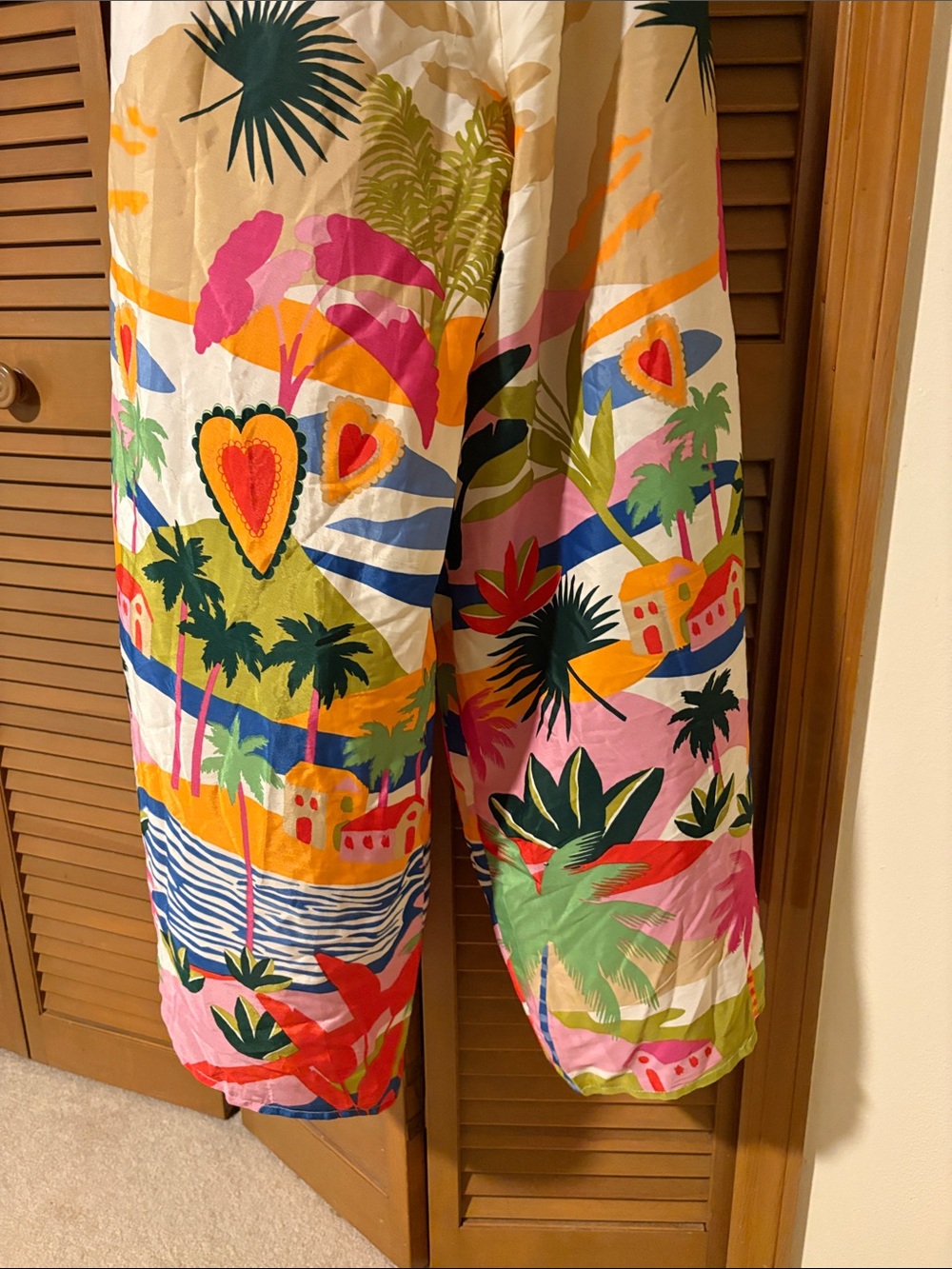 Tropical Print Maxi Romper - Picture 7 of 9